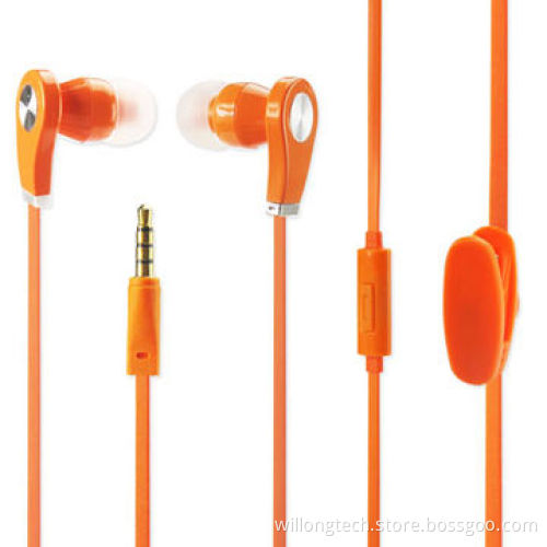 Colorful hot selling noise-cancelling in-ear earphone for mobile phone